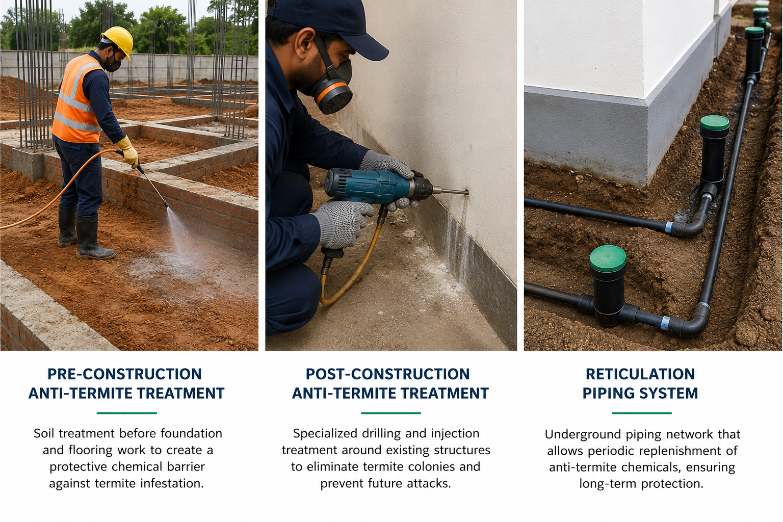 Pre Construction Anti Termite Treatment